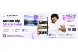 Solid TV Box – Mirror & DLNA: The Smart Way to Cast, Stream & Register Your Warranty
